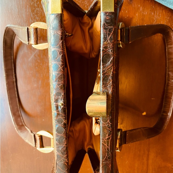 Vintage Bass Alligator Bag 60’s - Picture 6 of 9